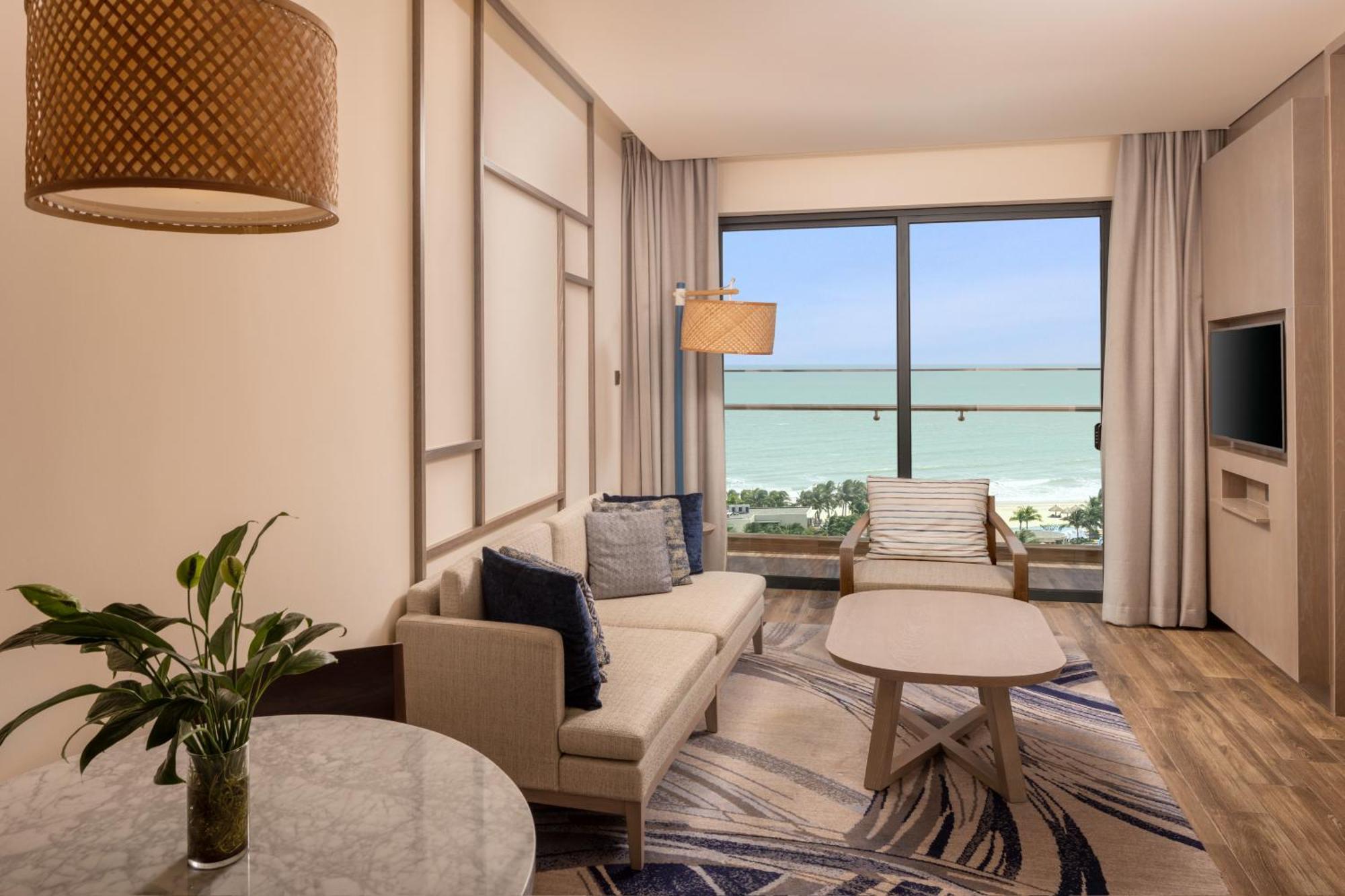 Melia Ho Tram Beach Resort Bagian luar foto A living room at the hotel
