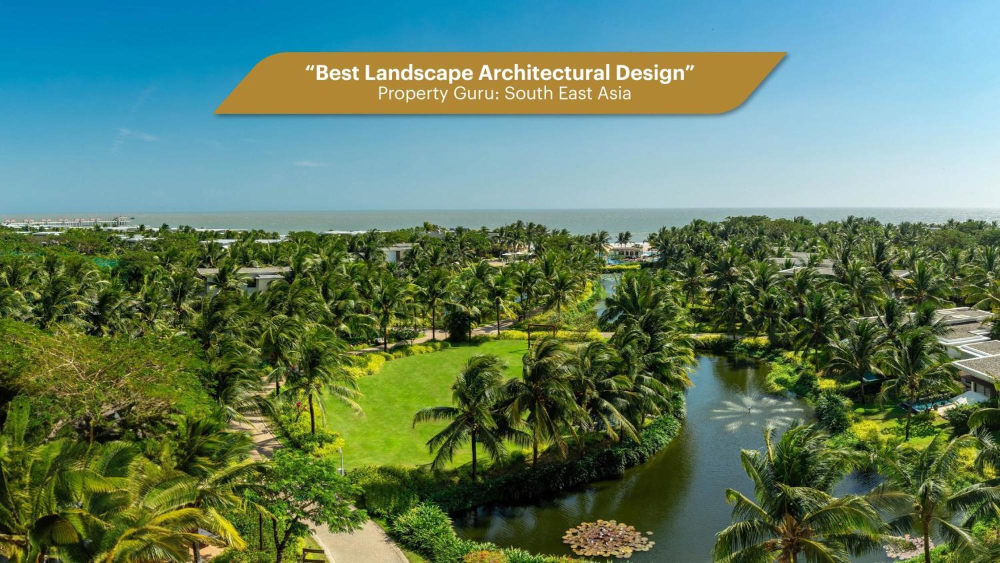 Melia Ho Tram Beach Resort Bagian luar foto Landscape design